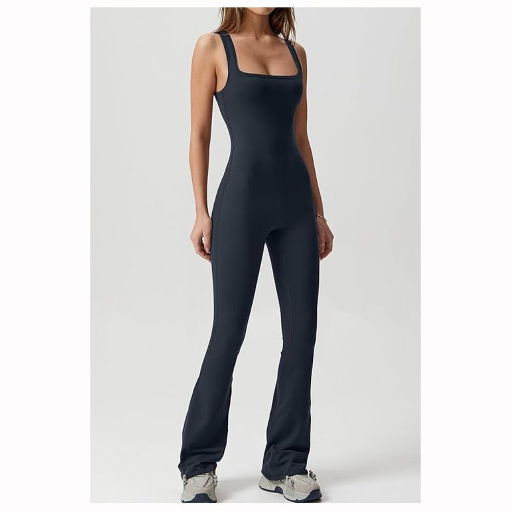 Qinsen (Amazon Brand) Sleeveless Flared Jumpsuit